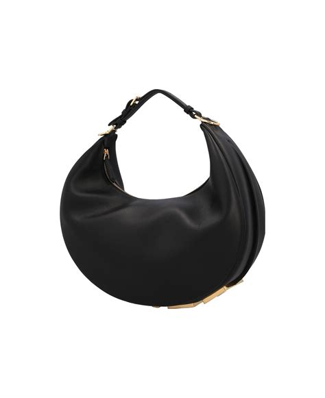 hobo bag logo fendi|fendi hobo shoulder bag.